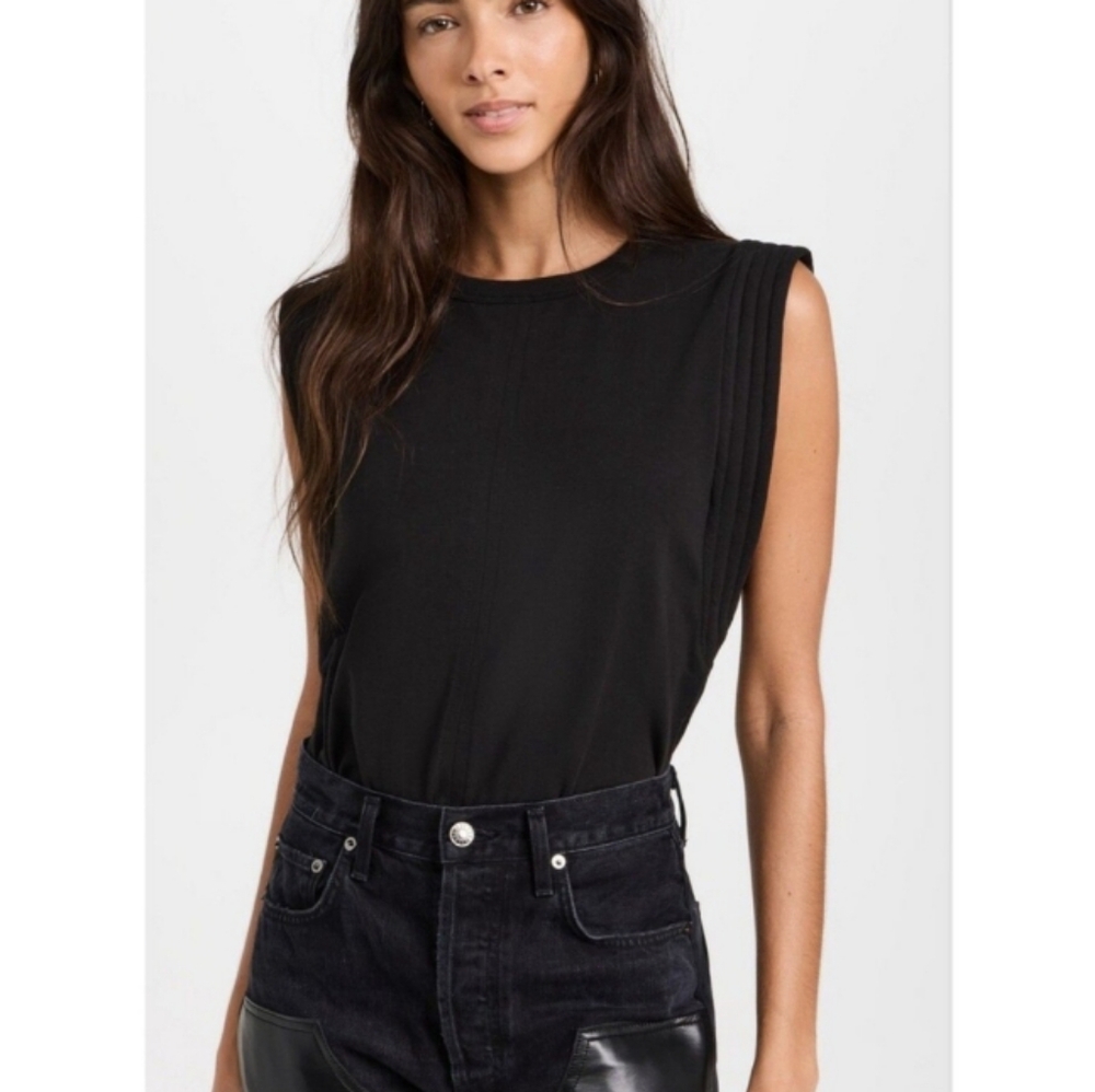 Soldout NYC Gimme That Shoulder Tee Black XS